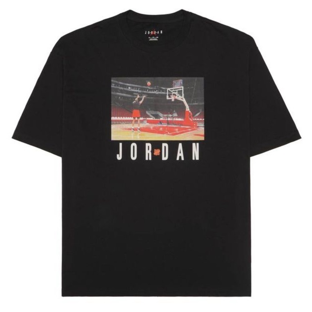 Nike Air Jordan Undefeated Free Throw T-Shirt Size Large Black DX6029-010